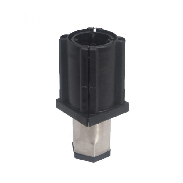 Pata Regulable (40x40mm) con entrada Hexagonal en Acero Inoxidable y Poliamida | Altura max 50 mm