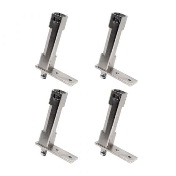 Pack 4 x Bisagras de Torsión con Muelle de Retorno Automático (2,8mm Diámetro) para Puertas