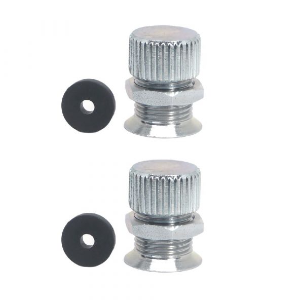 Quickware Pack 2 x Tapones para Drenaje Campanas de Cocina Industriales en Acero Zincado