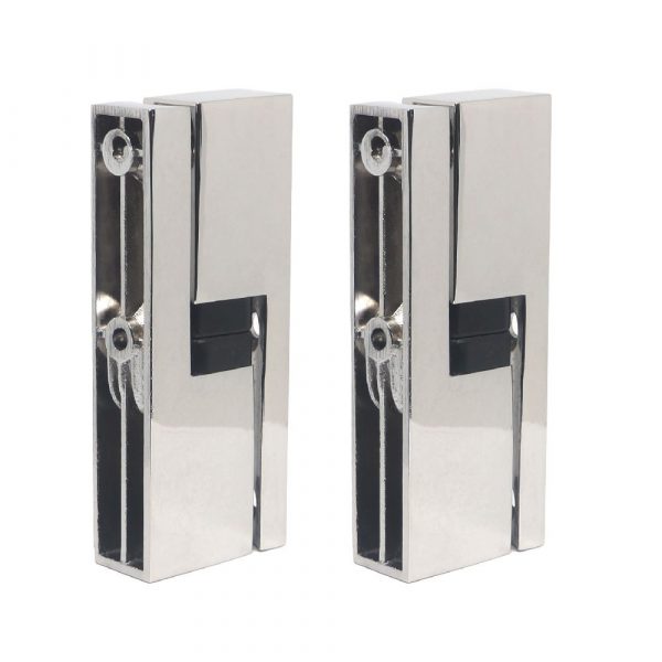 Pack x2 Bisagra Vertical en Zamak Cromado, para Puerta Frigorífica o Neutra de 95 mm