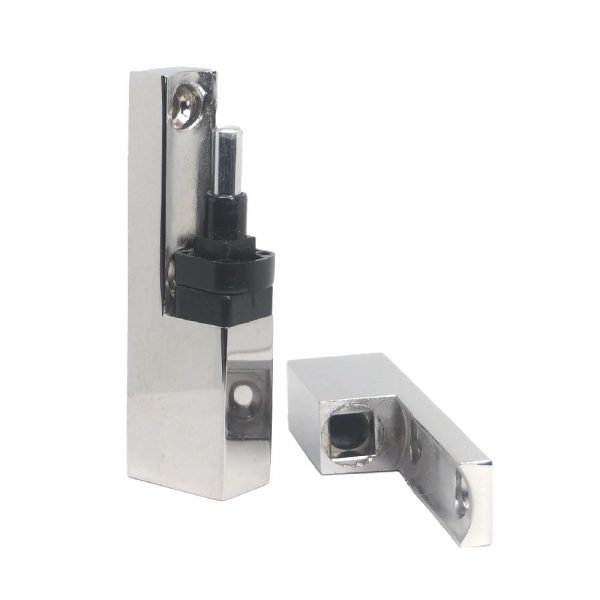 Pack x2 Bisagra Vertical en Zamak Cromado, para Puerta Frigorífica o Neutra de 95 mm - Imagen 3